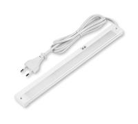 REV Lampe LED encastrable - 30 cm, 4 W, 300 lumens, 3000 K blanc chaud - Barre lumineuse pour cuisine avec capteur, éclairage d'armoire à intensité variable, blanc