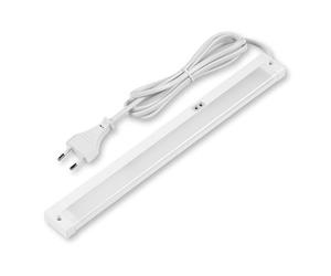 REV Lampe LED encastrable - 30 cm, 4 W, 300 lumens, 3000 K blanc chaud - Barre lumineuse pour cuisine avec capteur, éclairage d'armoire à intensité variable, blanc