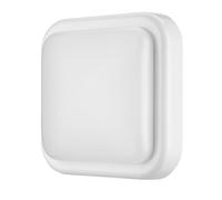 REV Lampe rectangulaire, applique/plafonnier LED, 14 W, IP44, 20 x 20 cm, jusqu'à 25 000 h, blanc