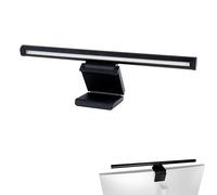 REV Lampe USB pour moniteur avec batterie de secours d'environ 60 min, 29 cm, à clipser 110 lm, 3 couleurs, noir