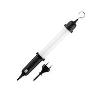 REV Lampe à main - Lampe d'atelier avec crochet de suspension, câble de 5 m - idéale pour l'atelier et l'automobile, 7 W, 320 lm, IP54, noire
