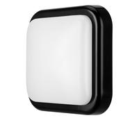 REV LED Lumière Extérieure Applique Murale Noir IP44 14W 1000lm Du Jour 6500K