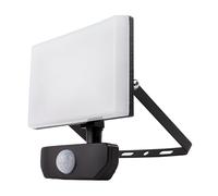 REV LED Strahler außen SUPRA - Außenleuchte mit Bewegungsmelder, 20W, 1600 Lumen, 4000 Kelvin, Wandleuchte IP54 - ideal für Hof, Carport & Garage, anthrazit