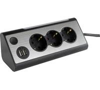 REV LIGHT SOCKET multiprise 3x + 2x USB