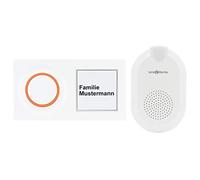 REV Link2Home Sonnette Funk avec Touche, Blanc