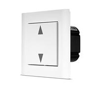 REV Link2Home, variateur de volets roulants Wi-Fi + cadre, commande via application et commande vocale, blanc