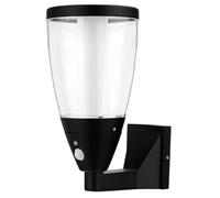 REV LUMUS 160 Applique murale solaire, luminaire extérieur avec détecteur de mouvement, spot LED extérieur, 200 lm, 3000 K, 2 W, IP65, noir