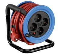 REV Minitrommel Stahlblech 15m blue / Cable red