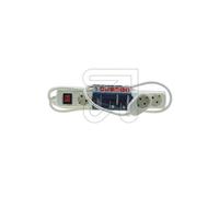 Rev multiprise powersplit 6-fach 2m noir