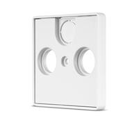 REV PrimaLuxe Cache prise d'antenne TV/RF Blanc