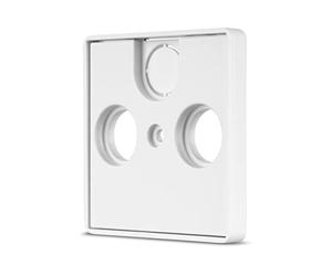 REV PrimaLuxe Cache prise d'antenne TV/RF Blanc