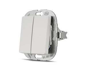 REV PrimaLuxe Interrupteur va-et-Vient encastré Blanc 230 VAC 50 Hz 10 A