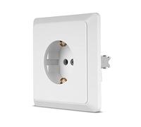 REV PrimaLuxe - Prise 1 prise encastrée - Kit complet : cadre et insert - Blanc