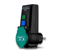 REV Prise 0515494555 DI, disjoncteur, temps de déclenchement 30 ms, 3600 W, noir