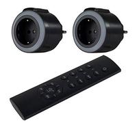 REV Prises à télécommande 2+1 Comfort Anthracite