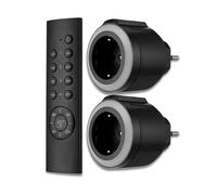 REV Prises à télécommande 2+1 Comfort Anthracite