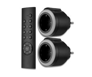 REV Prises à télécommande 2+1 Comfort Anthracite