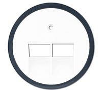 REV Radius 0202670106 Cache Prise réseau Blanc