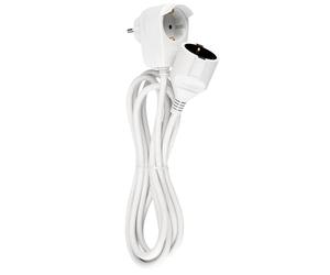 REV Rallonge avec Contact de Protection 3m Blanc Powersplit