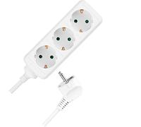 REV Rallonge multiprise 3x Standard 5m blanc