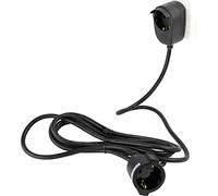 REV rallonge Powersplit 5m noir | 3500 W - Câble en PVC (H05VV-F) - Protection de contact accrue