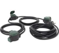 REV Rallonge Suprafelx IP 44 noir/vert