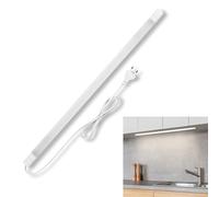 REV Réglette LED V600 pour meuble de cuisine, éclairage d'armoire, 60 cm, 20 000 h, barre LED 8 W, 600 lm, 3000 K, blanc