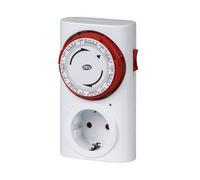 REV Ritter 0025410103 Minuterie mécanique professionnelle avec jours de la semaineBlanc