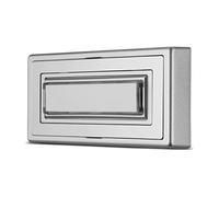 REV Ritter 0504330555 Sonnette à encastrer avec 1 Bouton Argenté