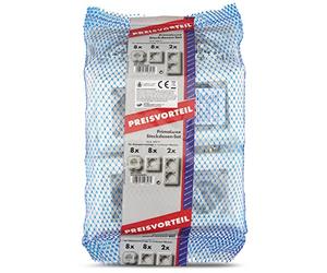 REV Ritter 0510346992 PrimaLuxe Set de Prises Blanc
