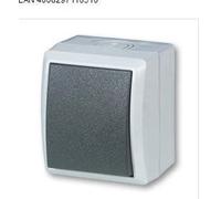 Rev Ritter 0511651777 en forme de bouton de courant IP44 AP gris