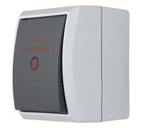 Rev Ritter 0511661777 AquaForm Interrupteur d'urgence pour chauffage IP44 à monter en saillie Gris