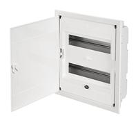 REV 0515502555 Sicherungskasten Boîte de Distribution 2 rangées 24TE, 400 V, 357 x 283 x 70 mm, Blanc