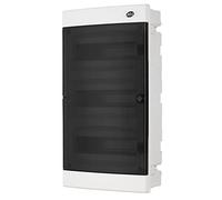 REV Ritter 0515506555 Tableau de distribution 3 rangées à encastrer Blanc/porte transparente