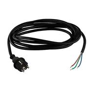 REV Ritter 0577135555 H05RR-F Câble d'alimentation avec prise de terre Noir 1,5 mm² 5 m