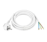 Rev Ritter 0577333555 H05VV-F Câble d'alimentation avec prise de terre Blanc 1,5 mm² 3 m