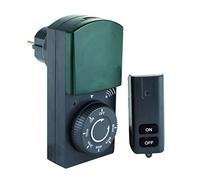 Rev Ritter 25730502 Programmateur Compte à Rebours avec Télécommande, Noir/Vert
