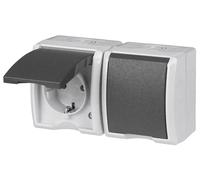 REV RITTER AquaForm gr FR Prise AP double montage horizontal