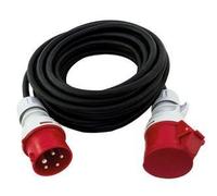 REV 006310 multiprise 10 m 1 sortie(s) CA Noir, Rouge, Blanc