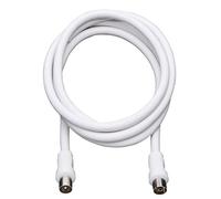REV ritter coaxial rG6 appareils-câble de raccordement 1,5 m, Blanc, 009311103102