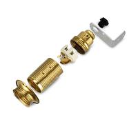 REV Ritter Douille E14 de lampe avec support métallique Laiton