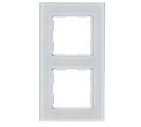 REV Ritter REV Optima 0254826202 Cadre de Montage en saillie 2 Compartiments Blanc