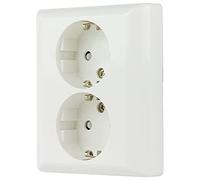 REV Ritter REV Quadro 0236100112 Prise de sécurité Enfant 2 Prises Blanc