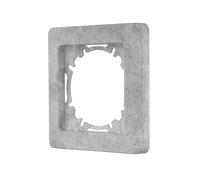 REV Série d'interrupteurs Nova - Cadre simple pour prises, interrupteurs et autres inserts, couleur béton