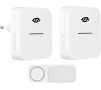 REV Set de sonnettes funk orch. avec touche, Link2Home, blanc