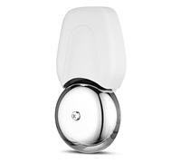 REV Sonnette Bell - Sonnette classique, 1 bobine, 8-12 V CA, 1 A, 83 dB, blanche