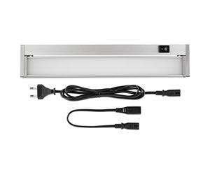 REV TERRA Lampe LED encastrable encastrable pour cuisine - 35 cm, 25 000 h, 8 W, 600 lu, argenté