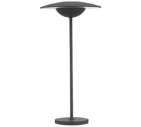 REV Tower Lampe de table LED, sans fil, lampe de chevet, à intensité variable, hauteur 38 cm, 200 lm, 2 W, batterie 4000 mAh, noire