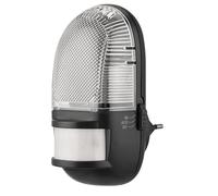 REV Veilleuse - Lampe Prise avec détecteur de Mouvement - Angle de détection de 110° jusqu'à 5 m - Veilleuse LED - Anthracite