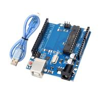 Rev3 Carte de développement microcontrôleur avec SRAM 2 Ko 1 Ko EEPROM, avec câble USB, compatible avec Arduino